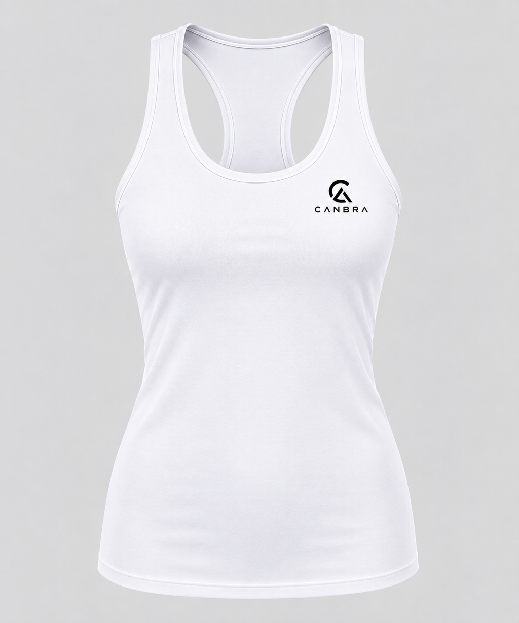 Women's white Canbra Tank