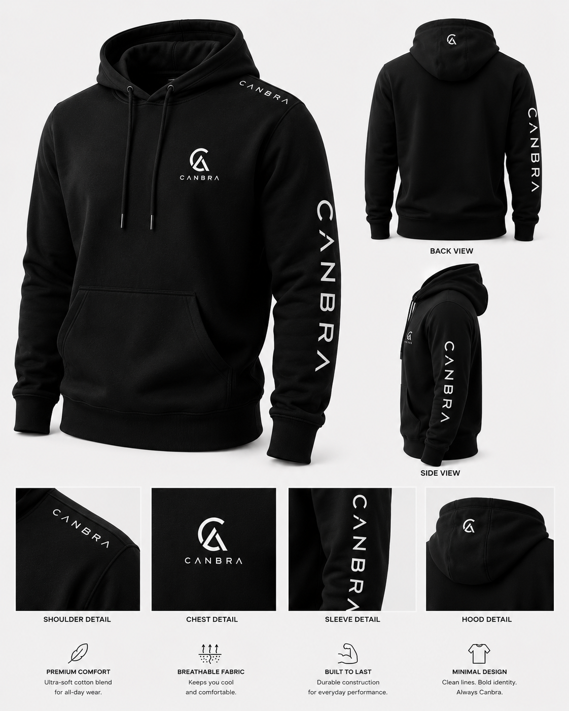 Logo Hoodie Black