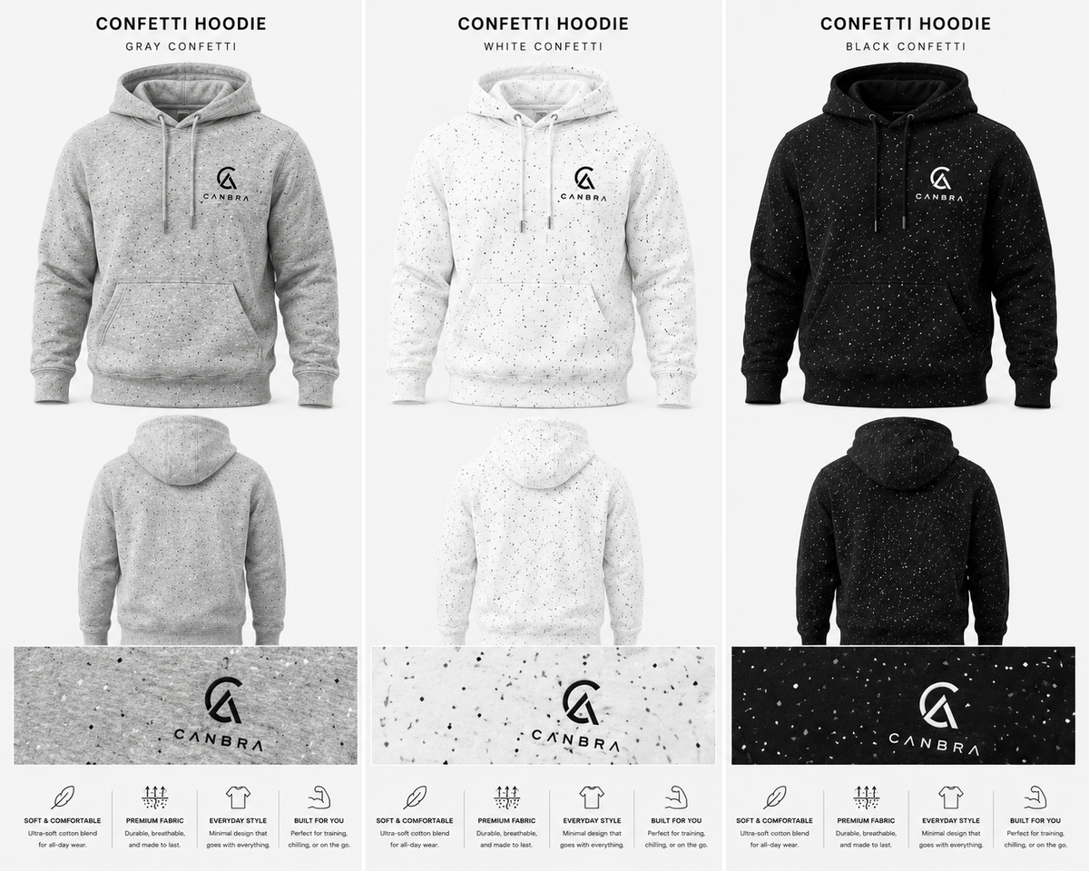 Canbra Confetti Hoodie