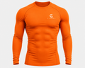 Men's long sleeve Compression Tee orange