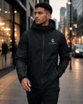 Black Canbra Core all-weather waterproof Jacket