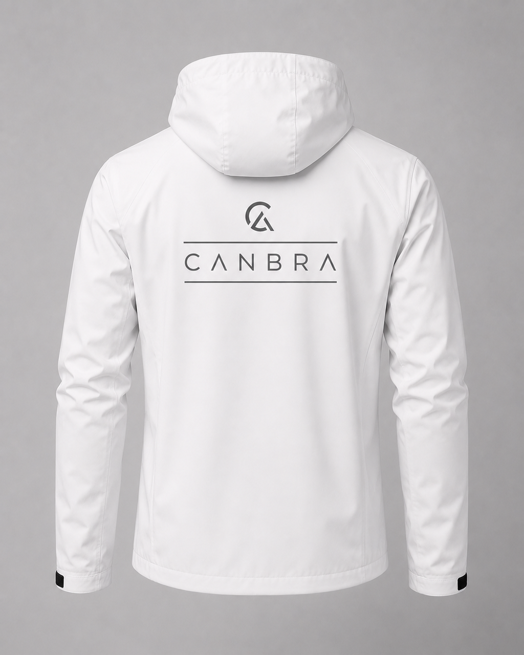 Men White Canbra Performance waterproof Jacket