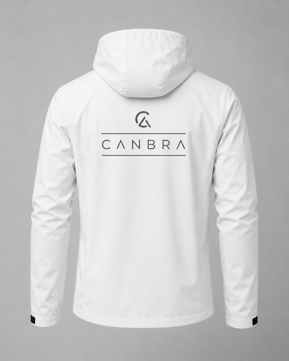 Men White Canbra Performance waterproof Jacket
