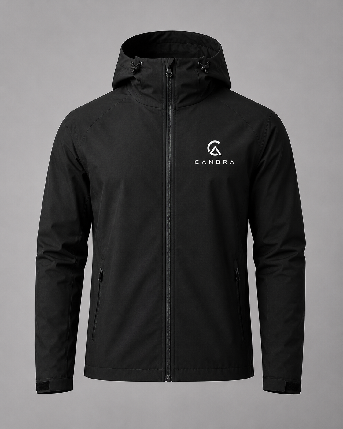 Black Canbra Core all-weather waterproof Jacket