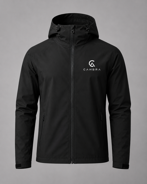 Black Canbra Core all-weather waterproof Jacket