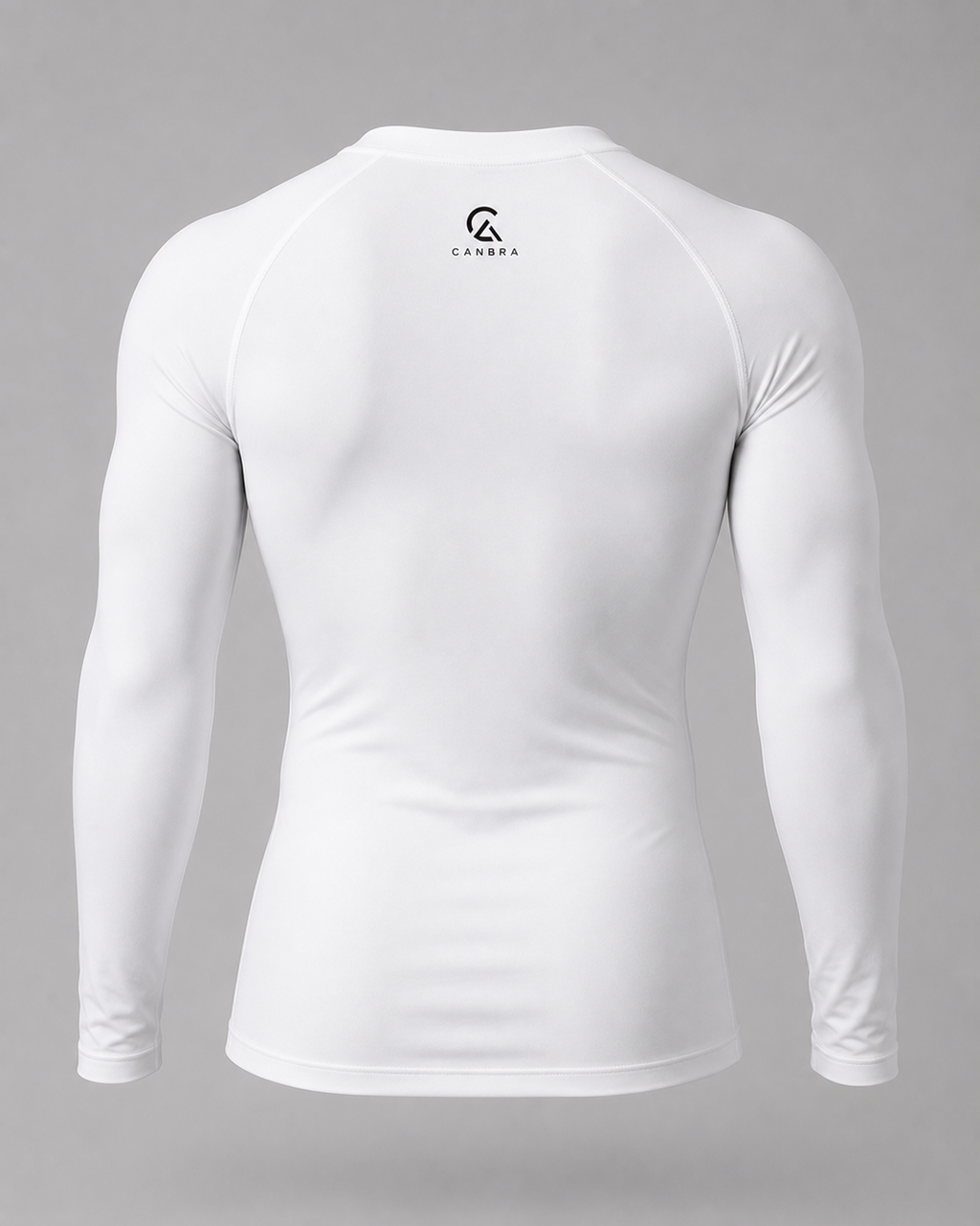 Men's long sleeve Compression Tee white