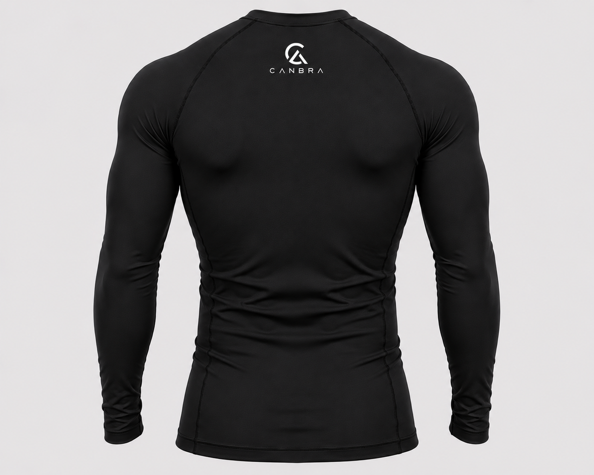 Men's long sleeve Compression Tee Black
